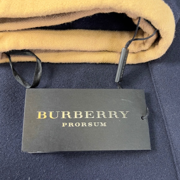 BURBERRY | Wool Pencil Skirt - Navy & Camel/Tan NWT - Picture 7 of 14